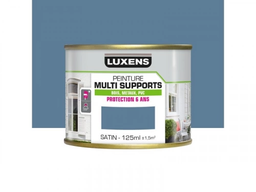 Peinture multimatériaux Extérieur Luxens Bleu Provence Satiné 0.125 L