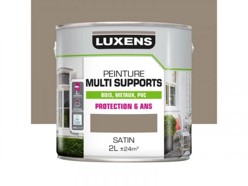 Peinture multimatériaux Extérieur Luxens Trench 3 Satiné 2 L