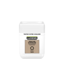 Testeur peinture, mur, boiserie, radiateur LUXENS, moka 5, satin, 0.05