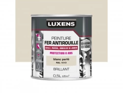 Peinture Fer Extérieur Luxens Blanc Perlé Glossy 0.5 L