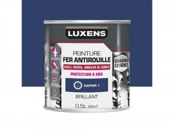 Peinture Fer Extérieur Luxens Saphir 1 Glossy 0.5 L