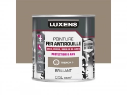 Peinture Fer Extérieur Luxens Trench 3 Glossy 0.5 L