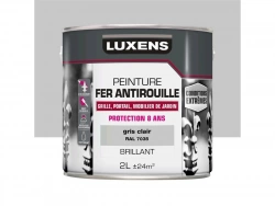 Peinture Fer Extérieur Luxens Gris Clair Glossy 2 L