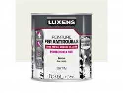 Peinture Fer Extérieur Luxens Blanc Satiné 0.25 L
