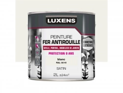 Peinture Fer Extérieur Luxens Blanc Satiné 2 L