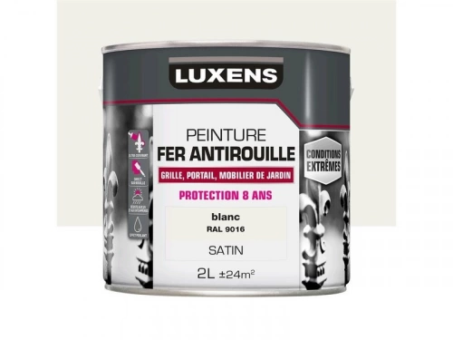 Peinture Fer Extérieur Luxens Blanc Satiné 2 L