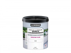 Peinture muret et soubassement Surfaces verticales LUXENS, blanc, 1 l