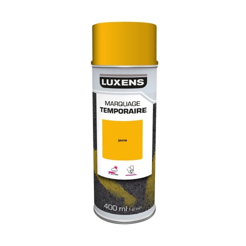 Aérosol de marquage LUXENS jaune mat 400 ml