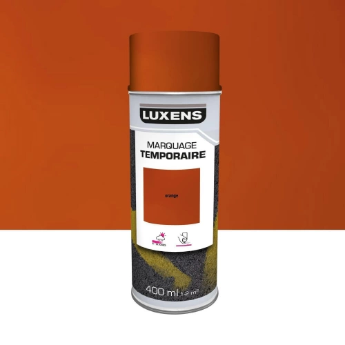 Aérosol de marquage LUXENS orange mat 400 ml