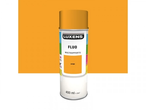 Peinture aérosol LUXENS orange fluorescent 400 ml