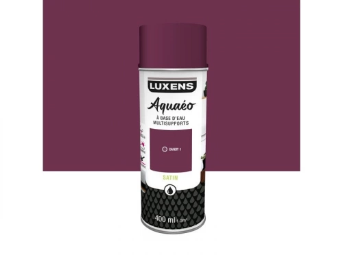 Peinture aérosol Aquaeo LUXENS candy 1 satiné 400 ml