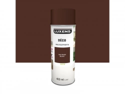 Peinture aérosol Multisupports LUXENS brun chocolat ral 8017 satiné 400 ml