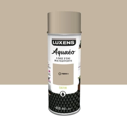 Peinture aérosol Aquaeo LUXENS trench 5 satiné 400 ml