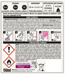 Bombe de peinture Multisupports LUXENS bronze métallisé 150 ml