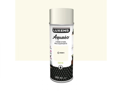Peinture aérosol Aquaeo LUXENS cream 5 satiné 400 ml