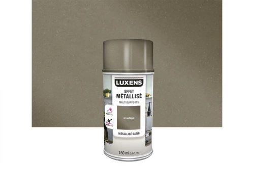 Bombe de peinture Multisupports LUXENS or antique métallisé 150 ml