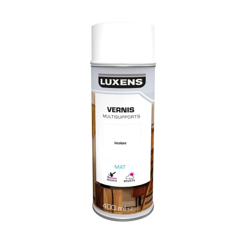 Vernis en bombe aérosol LUXENS mat 400 ml
