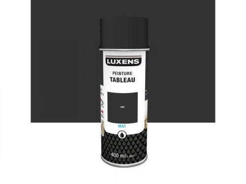 Peinture aérosol Tableau LUXENS noir mat 400 ml