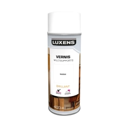 Vernis en bombe aérosol LUXENS brillant 400 ml