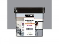 Peinture sol carrelage et bois intérieur, LUXENS, 0.75L granit 3 satiné