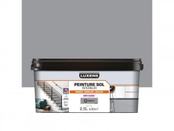 Peinture sol carrelage et bois intérieur, LUXENS, 2.5 L granit 3 satiné