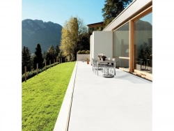 Peinture pour sol garage béton et carrelage haute resistance, LUXENS, 0.5 L blanc satiné