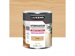 Vitrificateur pour parquet passages intenses, LUXENS, 0.75 L incolore satiné