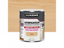 Vitrificateur pour parquet passages intenses, LUXENS, 2.5 L incolore satiné
