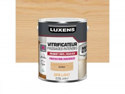 Vitrificateur pour parquet passages intenses, LUXENS, 2.5 L incolore brillant