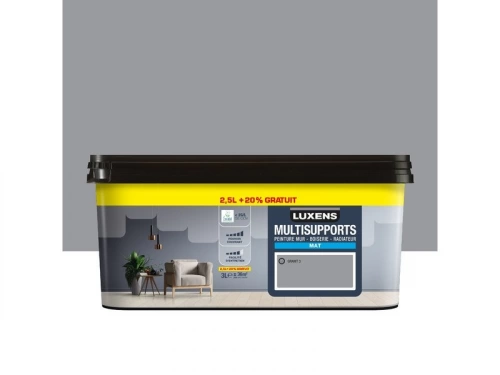 Peinture granit 3 mur, boiserie, radiateur LUXENS mat 2.5L+20% gratuit