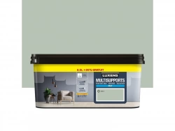 Peinture sage 5 mur, boiserie, radiateur LUXENS mat 2.5L+20% gratuit