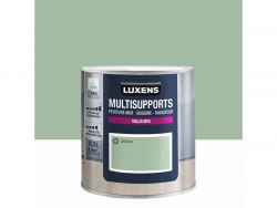 Peinture velours mur, boiserie et radiateur, LUXENS Cactus 5, vert, 0.5 litre