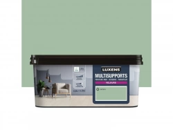 Peinture velours mur, boiserie et radiateur, LUXENS Cactus 5, vert, 2.5 litres