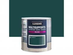 Peinture velours mur, boiserie et radiateur, LUXENS Emerald 0, bleu, 0.5 litre