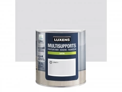 Peinture satiné mur, boiserie et radiateur, LUXENS Granit 6, gris, 0.5 litre