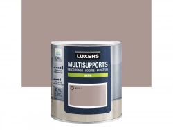Peinture satiné mur, boiserie et radiateur, LUXENS Fossil 5, brun, 0.5 litre