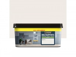 Peinture paper 6 mur, boiserie, radiateur LUXENS satiné 2.5L+20% gratuit