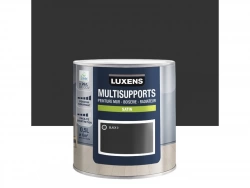 Peinture satiné mur, boiserie et radiateur, LUXENS, noir, 0.5 litre