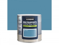 Peinture satiné mur, boiserie et radiateur, LUXENS Fjord 3, bleu, 0.5 litre
