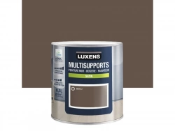 Peinture satiné mur, boiserie et radiateur, LUXENS Moka 2, brun, 0.5 litre