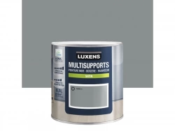 Peinture satiné mur, boiserie et radiateur, LUXENS Paris 4, gris, 0.5 litre
