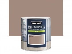 Peinture satiné mur, boiserie et radiateur, LUXENS Terra 4, brun, 0.5 litre