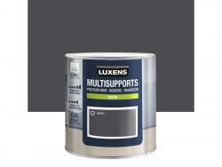 Peinture satiné mur, boiserie et radiateur, LUXENS Granit 1, gris, 0.5 litre