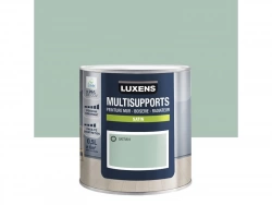Peinture satiné mur, boiserie et radiateur, LUXENS Cactus 6, vert, 0.5 litre