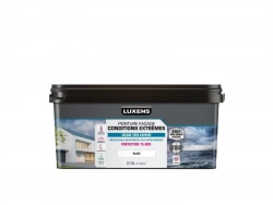 Peinture facade 2en1 LUXENS, blanc, 2.5 l