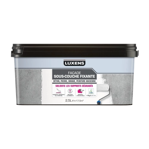 Sous-couche facade  LUXENS 2.5L, blanc