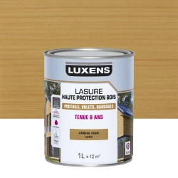 Lasure LUXENS 8 ans chêne clair satiné 1 litre