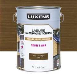 Lasure LUXENS 8 ans chêne rustique satiné 5 litres