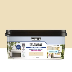 Peinture facade universelle 12 ans luxens 2,5 l ton pierre