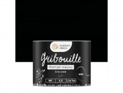 Peinture Tableau Craie Noir Mat Maison Deco Gribouille 0.25 L